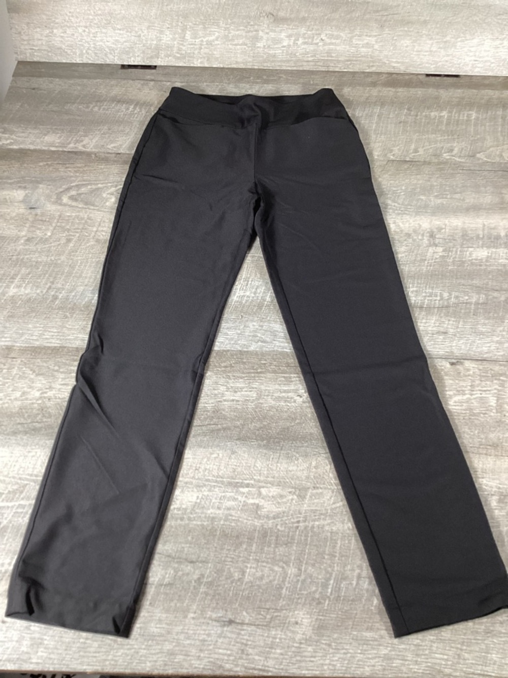 ACEGOLFS Women Black Golf Pants Stretch Pull On Slim Fit UPF 50 Size M